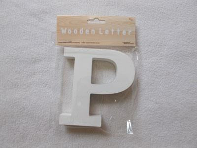 Wooden Letters 12CM P