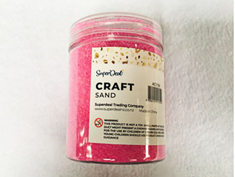 Craft Sand 380g Hot Pink