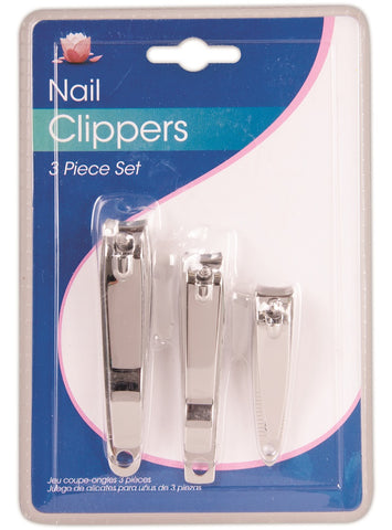 Nail Clippers Stainless Steel 3 Piece Set