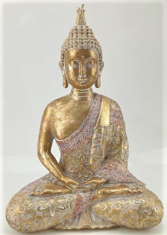 Meditating Buddha Gold