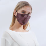 Reusable Cotton Face Mask Sequin
