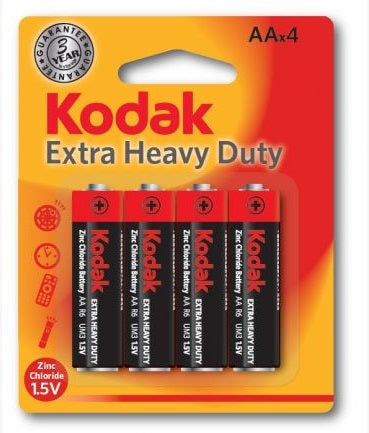 Kodak AA batteries 4pk