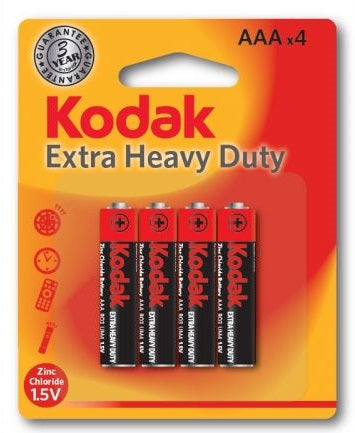 Kodak batteries AAA 4pk