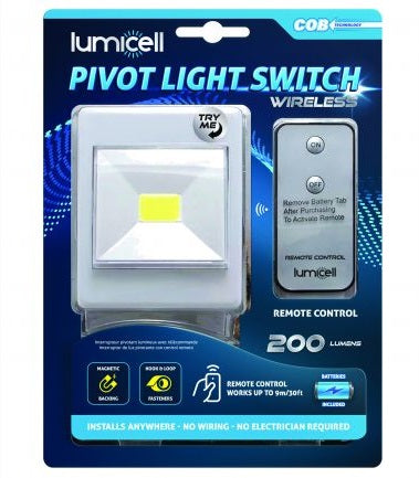 Pivot Light Switch with Remote