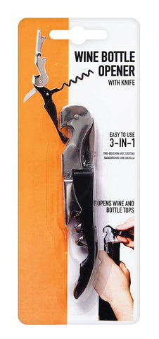 WINE OPENER WITH KNIFE