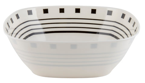 MELAMINE SQ SALAD BOWL 23CM