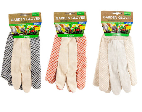 GARDEN GLOVES MEN W/DOTS