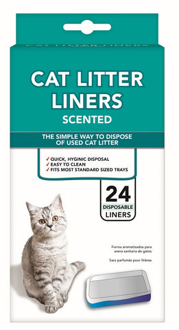 KITTY LITTER LINERS SCENTED