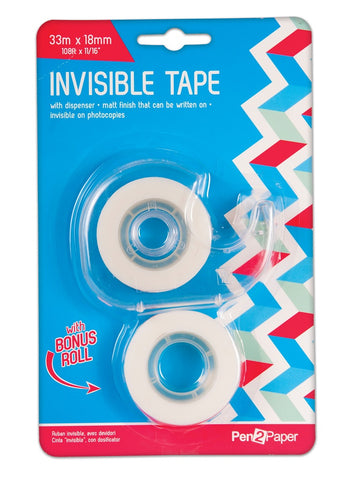 INVISIBLE TAPE WITH DISPENSER