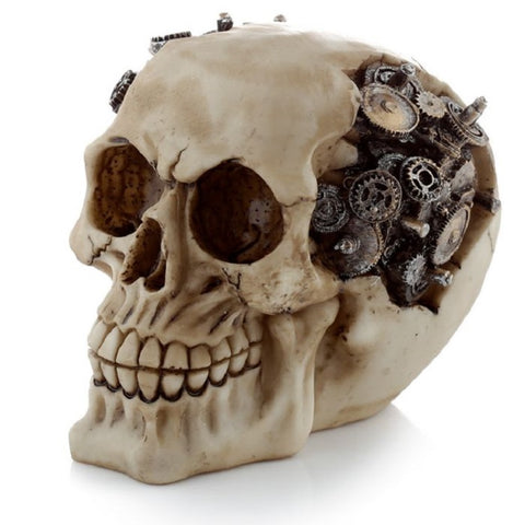 Steampunk Style Skull w/Cogs & Gears