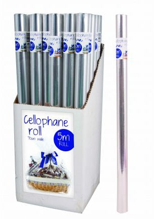 CELLOPHANE CLEAR 5m ROLL