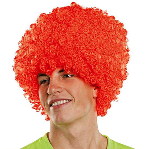 Afro Wig Red