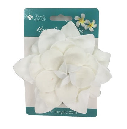 Hair Clip Flower White