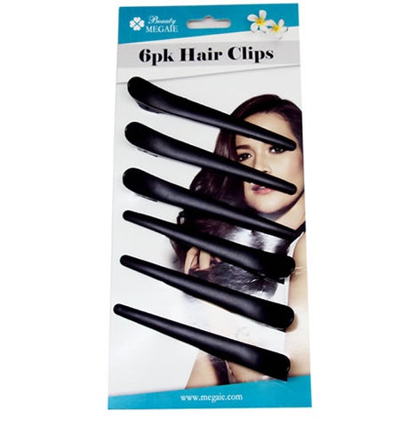 Hair sectioning clips 6pk
