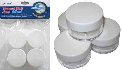TRAVEL CONTAINER 4PC 28ML