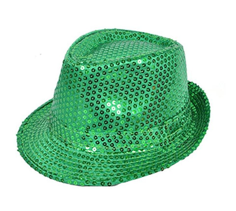 Hat Sequin Green