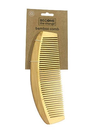 Hair Comb Bamboo 15.5cm
