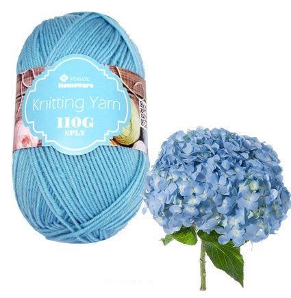 KNITTING YARN 100G SKY BLUE