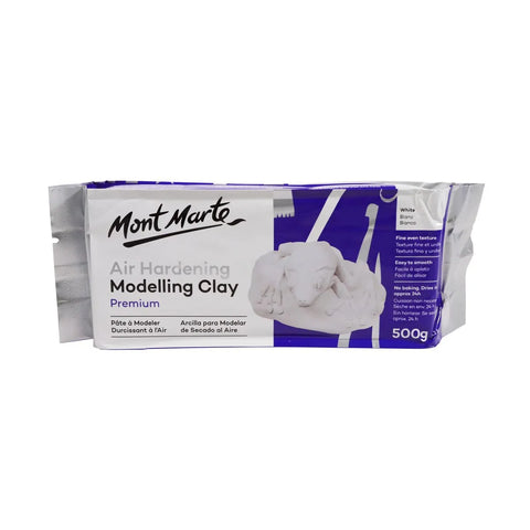MM Air Hardening Modelling Clay White 500g