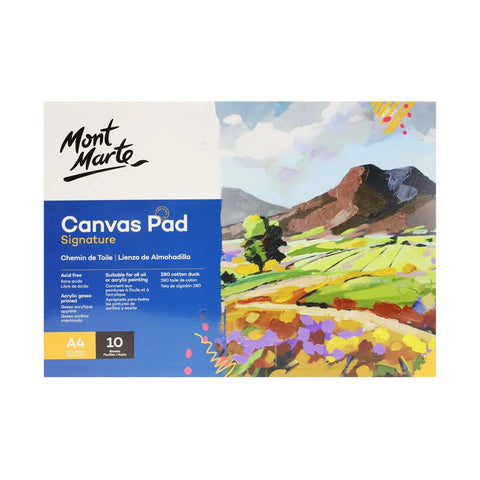 MM Canvas Pad 10 Sheet A4