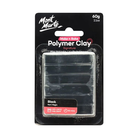 MM Make n Bake Polymer Clay 60g Black