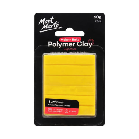 MM Make n Bake Polymer Clay 60g Sunflower