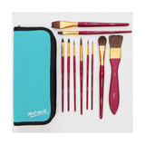 MM Brush Set in Wallet 11pc Watercolour