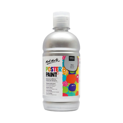 MM Poster Paint 500ml Silver