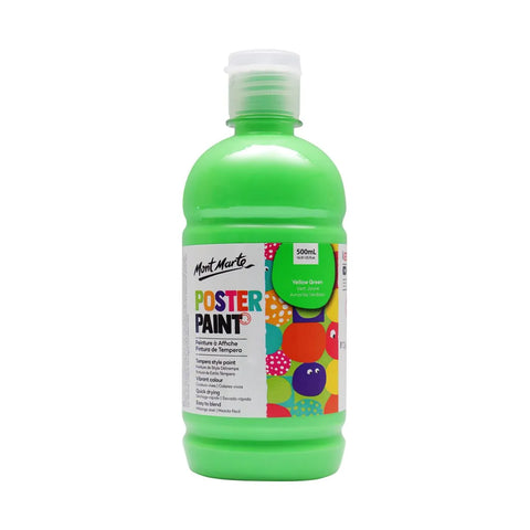 MM Poster Paint 500ml Yellow Green