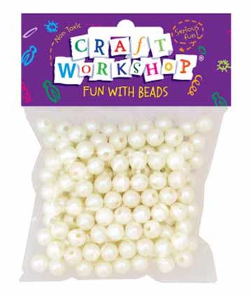 CRAFT BEADS PEARL 8mm