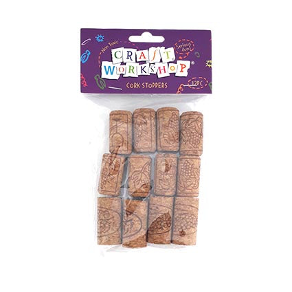 Craft Cork Stoppers 12pcs 2 sizes