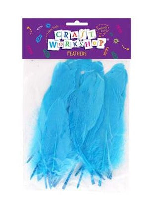 Craft Feathers Blue large