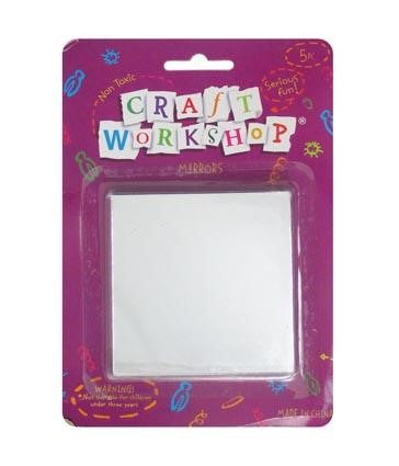 Craft Mirrors Square 8cm 5pc