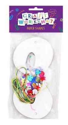 Craft Mask Paper with Sparkle 15pcs