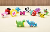 ERASERS FUNKY 12PK
