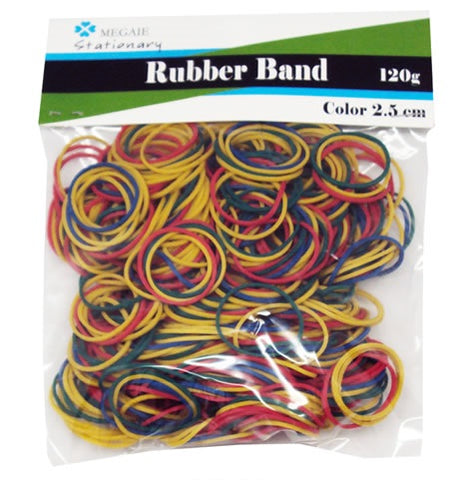RUBBERBAND COLOR 25MMX1.4MM