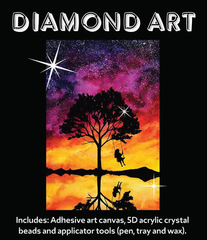 5D Diamond Art Kit 15x20cm Tree Swing