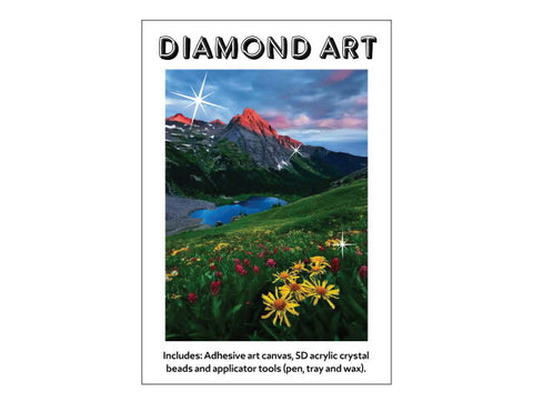 5D Diamond Art 30x40cm Mountain Lake
