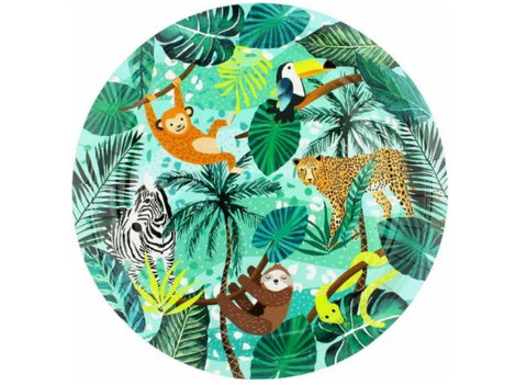 Wild Jungle Party Plate 8pk